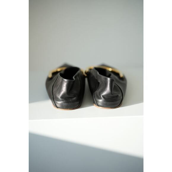 Jil Sander Black Ballet Flats  Size 37.5 / US 7.5 - Picture 6 of 10